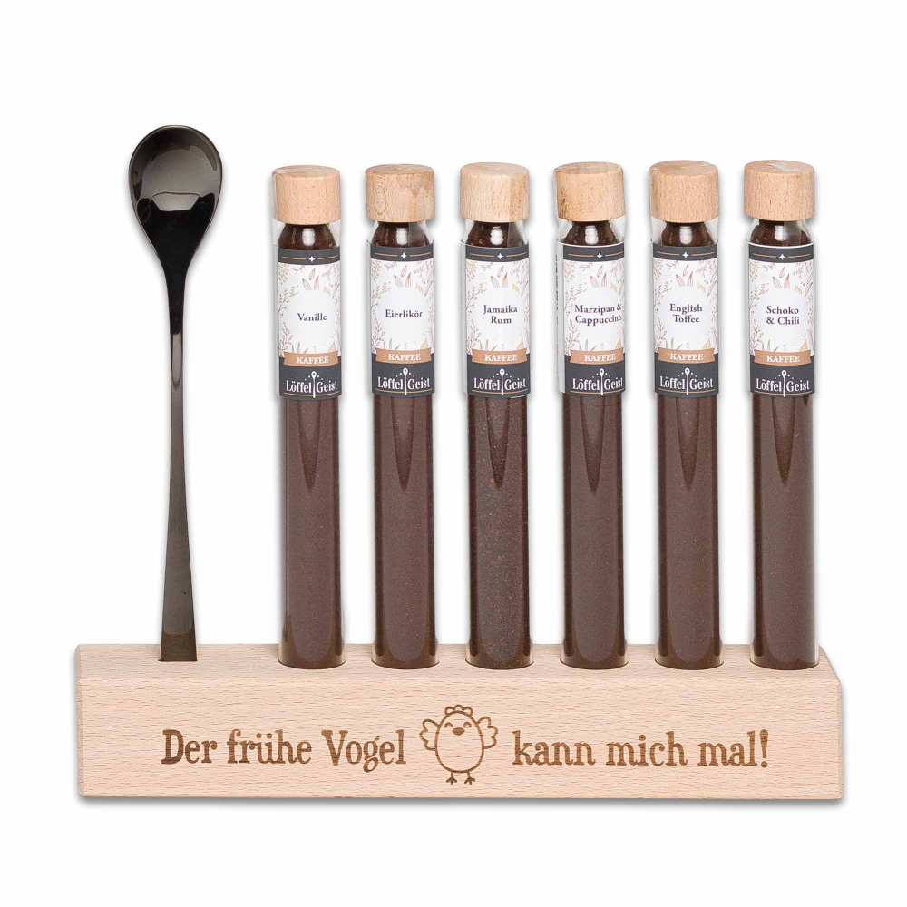 Kaffee-Geschenkset Der frühe Vogel kann mich mal!